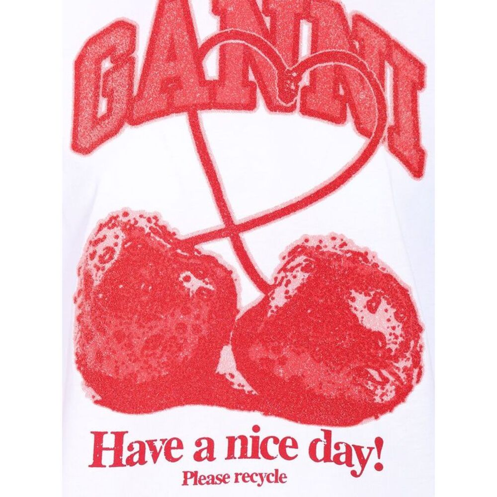 Ganni Women Printed T-Shirt - Picture 3 of 3